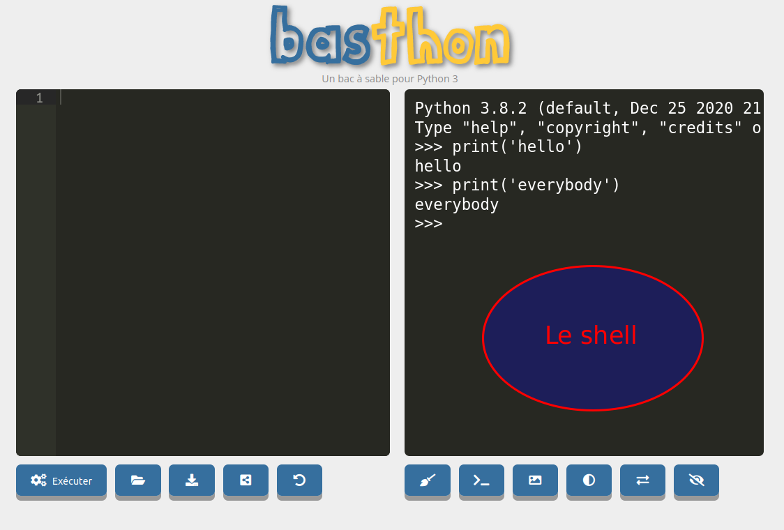 le shell